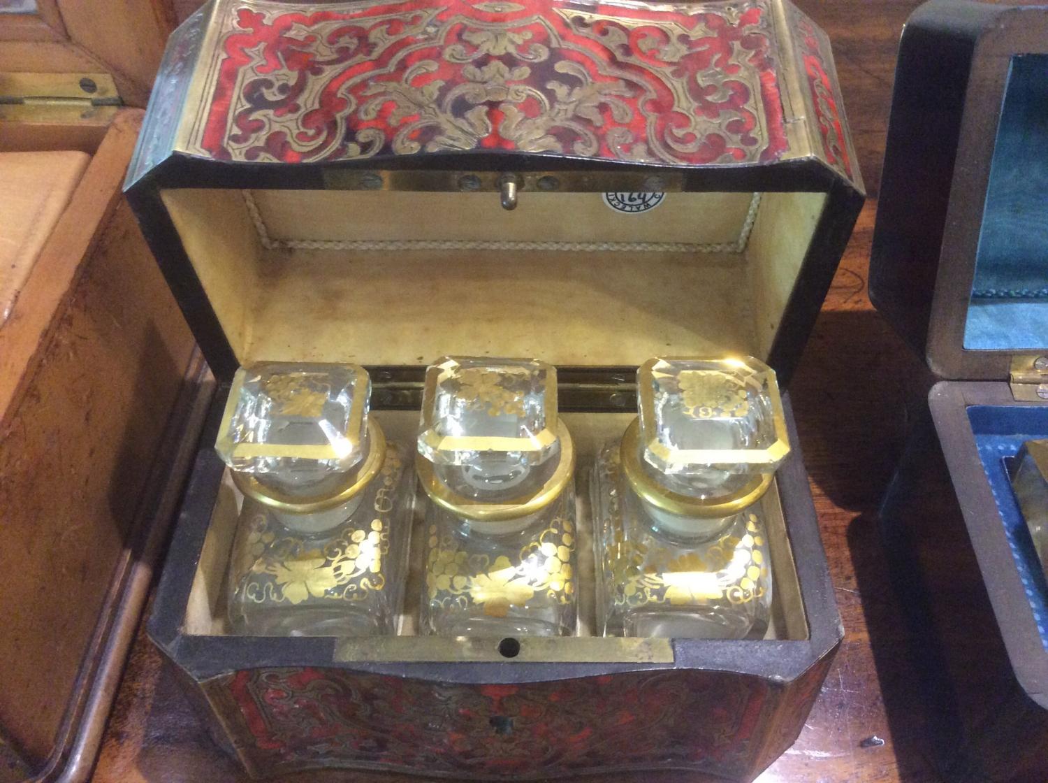 French Boulle Scent Box