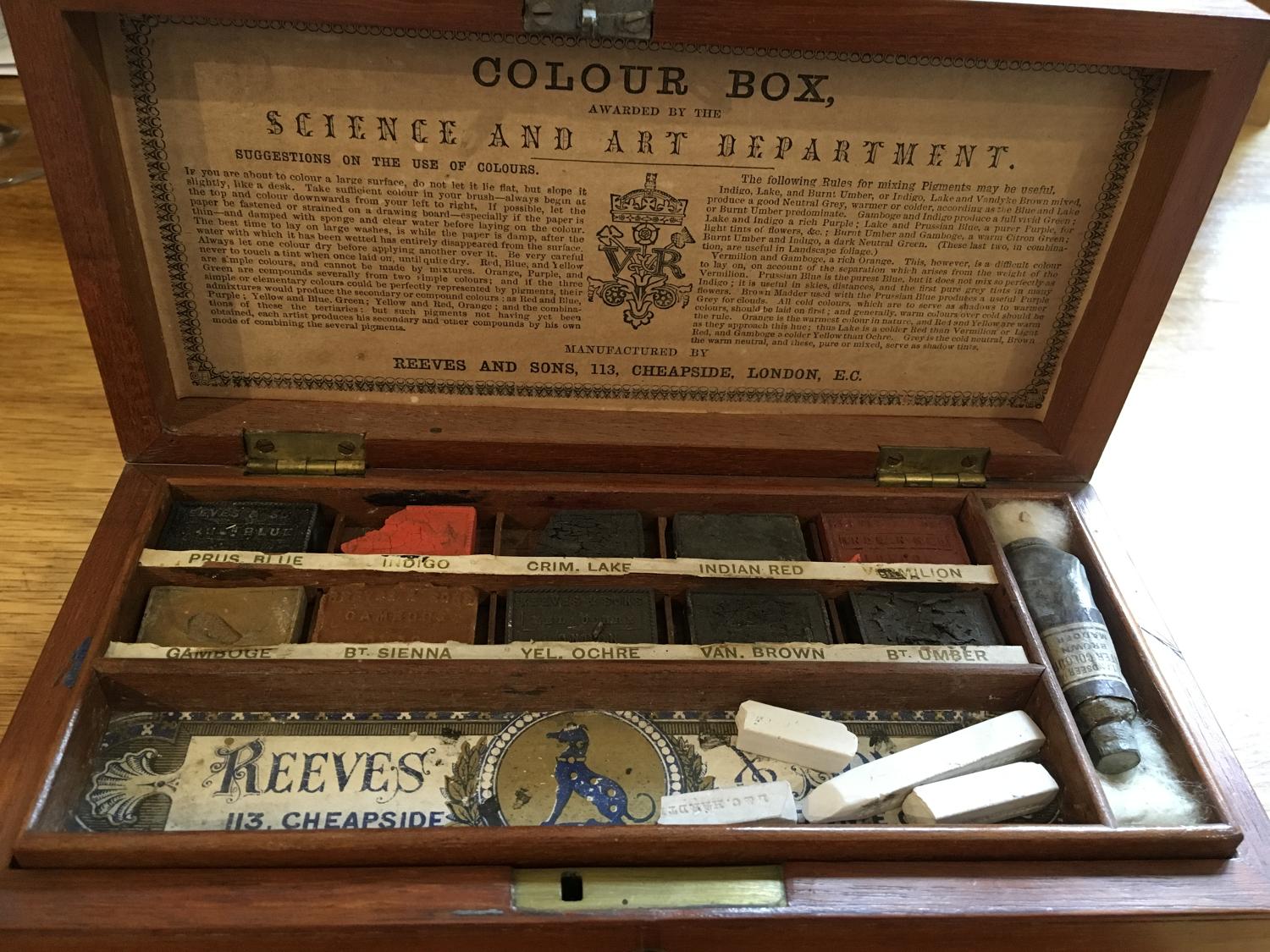 Reeves and Sons Watercolour Paint Box