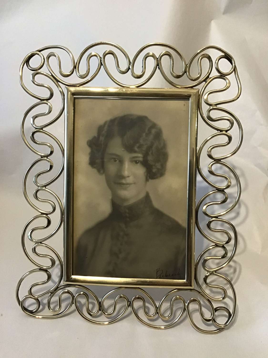 Victorian Brass Photograph Frame